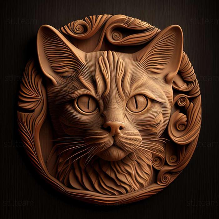 3D модель Кіт (STL)